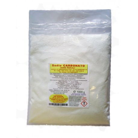 soda solvay (sodio carbonato) sacchetto da 1 kg